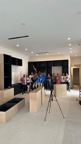 Finished and styled residential interior