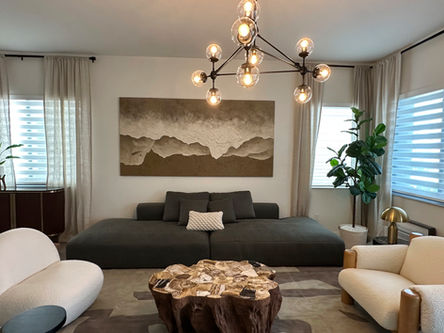 Sophisticated modern interior in Boca Raton