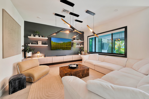 Modern residential design detail